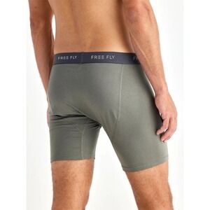 Free Fly Bamboo Motion Boxer Brief M Fatigue Green Performance Underwear Active